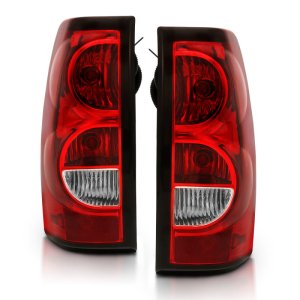 Chevrolet Silverado Taillights - ANZO - OE Replacement - Red/Clear - `04-`07