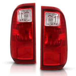 Ford F-250 Taillights - ANZO - OE Replacement - Red/Clear - `08-`16