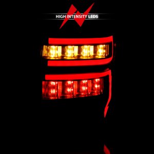 Toyota 4Runner LED Tail Light Assembly - ANZO - Smoke Lens; Black Housing; Red Light Bar; Sequential - `14-`20