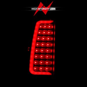 Chevrolet Tahoe LED Taillights - ANZO - Plank Style - Black w/Smoke Lens - `07-`14