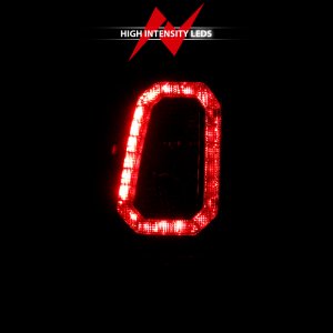 Chevrolet Silverado 1500 LED Taillights - ANZO - Plank Style - Black w/Smoke Lens - `03-`06