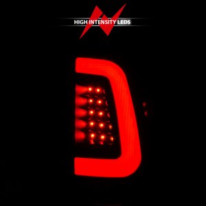 Ford F-250 Tail Lights - Rear - ANZO - LED - Black Housing Clear Lens - `08-`16