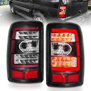 Chevrolet Tahoe Tail Light Assembly - ANZO - LED - Black Housing, Clear Lens - `00-`06 Chevrolet Tahoe Tail Light Assembly - ANZO - LED - Black Housing, Clear Lens - `00-`06