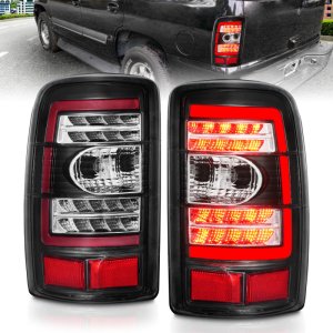 Chevrolet Tahoe Tail Light Assembly - ANZO - LED - Black Housing, Clear Lens - `00-`06 Chevrolet Tahoe Tail Light Assembly - ANZO - LED - Black Housing, Clear Lens - `00-`06