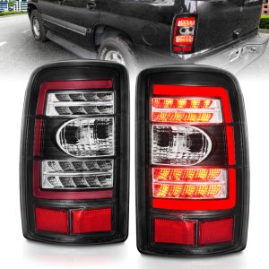 Chevrolet Tahoe Tail Light Assembly - ANZO - LED - Black Housing, Clear Lens - `00-`06 Chevrolet Tahoe Tail Light Assembly - ANZO - LED - Black Housing, Clear Lens - `00-`06