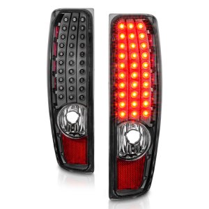 Chevrolet Colorado LED Taillights - ANZO - G2 - Black - `04-`10
