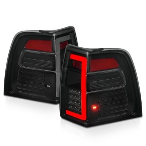 Ford Expedition LED Taillights - Rear - ANZO - Light Bar Sequential - Black Housing, Smoke Lens - `07-`17