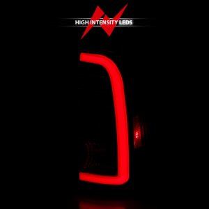 Toyota Tundra LED Taillights - ANZO - w/ Light Bar - Chrome Housing - Clear Lens - `00-`06