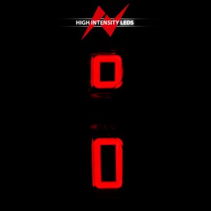 Chevrolet Silverado LED Taillights - Rear - ANZO - Light Bar Style - Sequential - Chrome Housing Red/Clear Lens - `19-`21