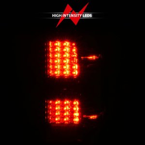 Chevrolet Silverado 2500HD LED Tail Lights - ANZO - Plug and Play - Smoke w/Clear Lens - `15-`19