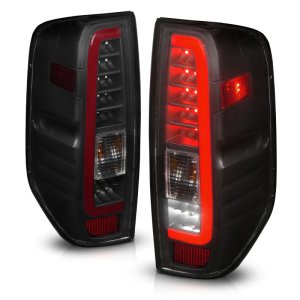 Nissan Frontier LED Taillights - ANZO - Black Housing/Smoke Lens - `05-`21