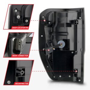 Ford Ranger LED Taillights - Rear - ANZO - Lightbar Sequential Signal - Black Housing/Clear Lens - `19-`22 Ford Ranger LED Taillights - Rear - ANZO - Lightbar Sequential Signal - Black Housing/Clear Lens - `19-`22