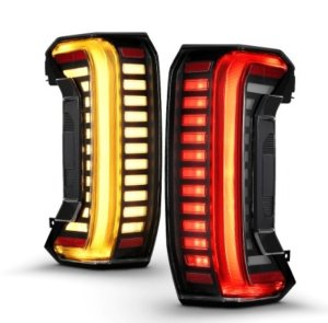 Toyota Tundra Tail Lights - Rear - ANZO - Z-Series Full LED - `22-`24