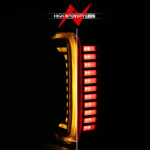 Toyota Tundra LED Taillights - Rear - ANZO - Z-Series Full LED - Smoke - `22-`24