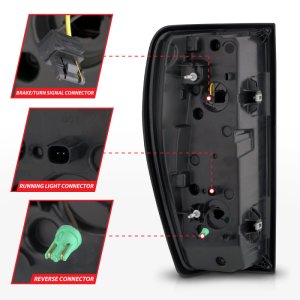 GMC Sierra 2500HD LED Tailgate Bar - ANZO - Full LED, LED Tube, Sequential Signal - Black - `19-`23