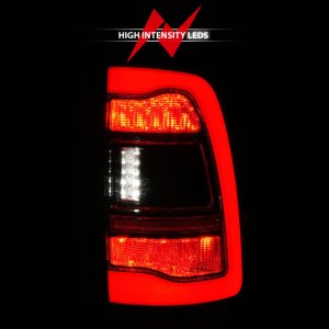 Dodge Ram 3500 LED Taillights - Rear - ANZO - Sequential LED - Black - `10-`18