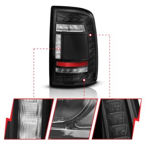 RAM 3500 LED Taillights - ANZO - Full LED SeqSig - Black - `19-`24