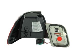 BMW 3 Series LED Taillights - ANZO - Red/Clear - `99-`01