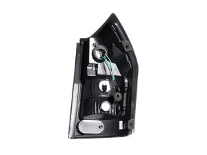 Dodge Magnum LED Taillights - ANZO - Clear Lens, Black Housing - Black - `05-`08