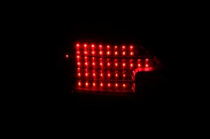 Honda Accord LED Taillights - ANZO - Black - `03-`05