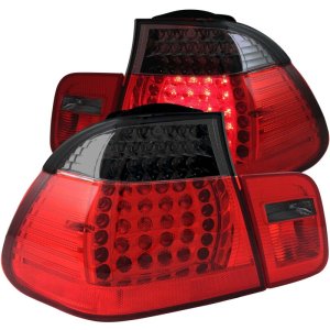 BMW 3 Series LED Taillights - Rear - ANZO - Red/Smoke - `02-`05 BMW 3 Series LED Taillights - Rear - ANZO - Red/Smoke - `02-`05