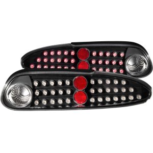 Chevrolet Camaro LED Taillights - Rear - ANZO - LED, Clear Lens, Black Housing - Black - `93-`02 Chevrolet Camaro LED Taillights - Rear - ANZO - LED, Clear Lens, Black Housing - Black - `93-`02