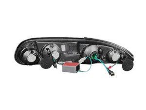 Chevrolet Camaro LED Taillights - Rear - ANZO - LED, Clear Lens, Black Housing - Black - `93-`02 Chevrolet Camaro LED Taillights - Rear - ANZO - LED, Clear Lens, Black Housing - Black - `93-`02