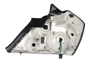 Nissan Altima LED Taillights - ANZO - Clear Lens - Black - `08-`13