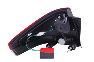 Ford Focus LED Taillight Assembly - Rear - ANZO - Red/Clear - `08-`11