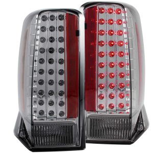 Cadillac Escalade Taillights - Rear - ANZO - Smoke - `02-`06
