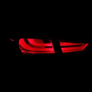 Hyundai Elantra LED Taillights - ANZO - 4 pc - Smoke - `11-`13