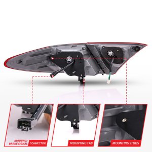 Toyota Camry LED Taillights - Rear - ANZO - Red/Smoke - `15-`16 Toyota Camry LED Taillights - Rear - ANZO - Red/Smoke - `15-`16