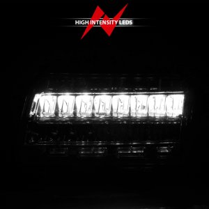 Jeep Wrangler Side Marker Light Assembly - ANZO - LED w/ Sequential Signal - Chrome Housing Clear Lens - `18-`21