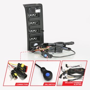 Toyota Tundra Vent Lights - ANZO - Z-Series Full LED DRL - `22-`24