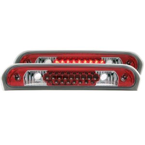 Dodge Ram 3rd Brake Light - Rear - ANZO - LED - Red/Clear - `02-`08