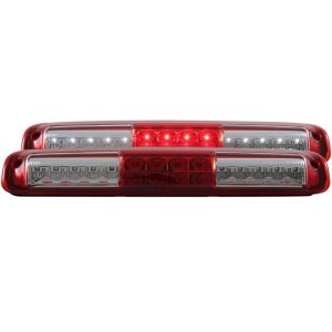 Chevrolet Silverado 3rd Brake Light - Rear - ANZO - LED - Red/Clear - `99-`06