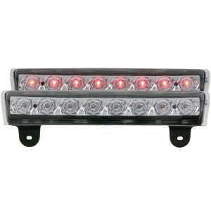 Chevrolet Suburban LED 3rd Brake Light - ANZO - Clear Lens - Black - `00-`06