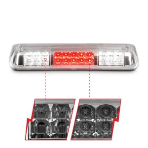 Ford F-150 3rd Brake Light - ANZO - LED, Clear Lens, B-Series - Chrome - `04-`08