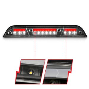 Ford F-550 LED Third Brake Light - ANZO - Clear Lens - Black - `15-`20 Ford F-550 LED Third Brake Light - ANZO - Clear Lens - Black - `15-`20