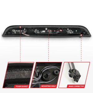 Ford F-450 LED Third Brake Light - ANZO - Smoke Lens - Black - `15-`20