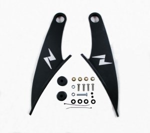 Ford F-150 LED Bar Mounting Bracket - ANZO - 52 in. LED Light Bar, P/N[881030] - Black - `09-`14