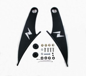 Ford F-150 LED Bar Mounting Bracket - ANZO - 52 in. LED Light Bar, P/N[881030] - Black - `09-`14