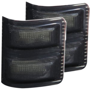 Ford F-250 LED Mirror Lights - ANZO - Amber LED Turn Signal - Smoke - `08-`15