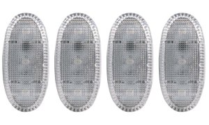 Ford F-350 LED Fender Light Kit - ANZO - Clear Lens, Amber/Red - `11-`16 Ford F-350 LED Fender Light Kit - ANZO - Clear Lens, Amber/Red - `11-`16