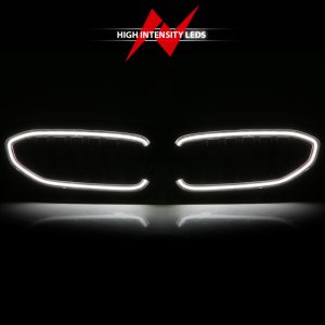 BMW 3 Series Headlights - Front - ANZO - Full LED with Initiation & Running Light - Black - `19-`22