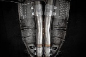 Audi RS6 Performance Exhaust - APR - Cat Back X-Pipe - Brushed - `13-`18