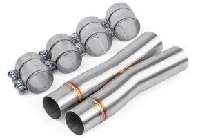 Audi S7 Performance Exhaust - APR - Cat Back X-Pipe - Brushed - `13-`18