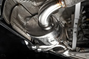 Porsche Boxster Performance Exhaust - Right - APR - Catback Exhaust - Muffler Only, Straight-through Sound Absorption - `17-`24