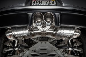 Porsche Boxster Performance Exhaust - Right - APR - Catback Exhaust - Muffler Only, Straight-through Sound Absorption - `17-`24