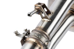 Volkswagen Golf R Performance Exhaust - APR - APR Catback with Dual Helmholtz Resonators - Matte Carbon Fiber - `22-`25